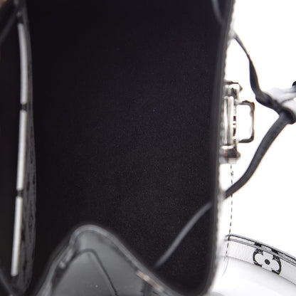 Louis Vuitton Patent Monogram Hot Springs Backpack Black White 9 of 11