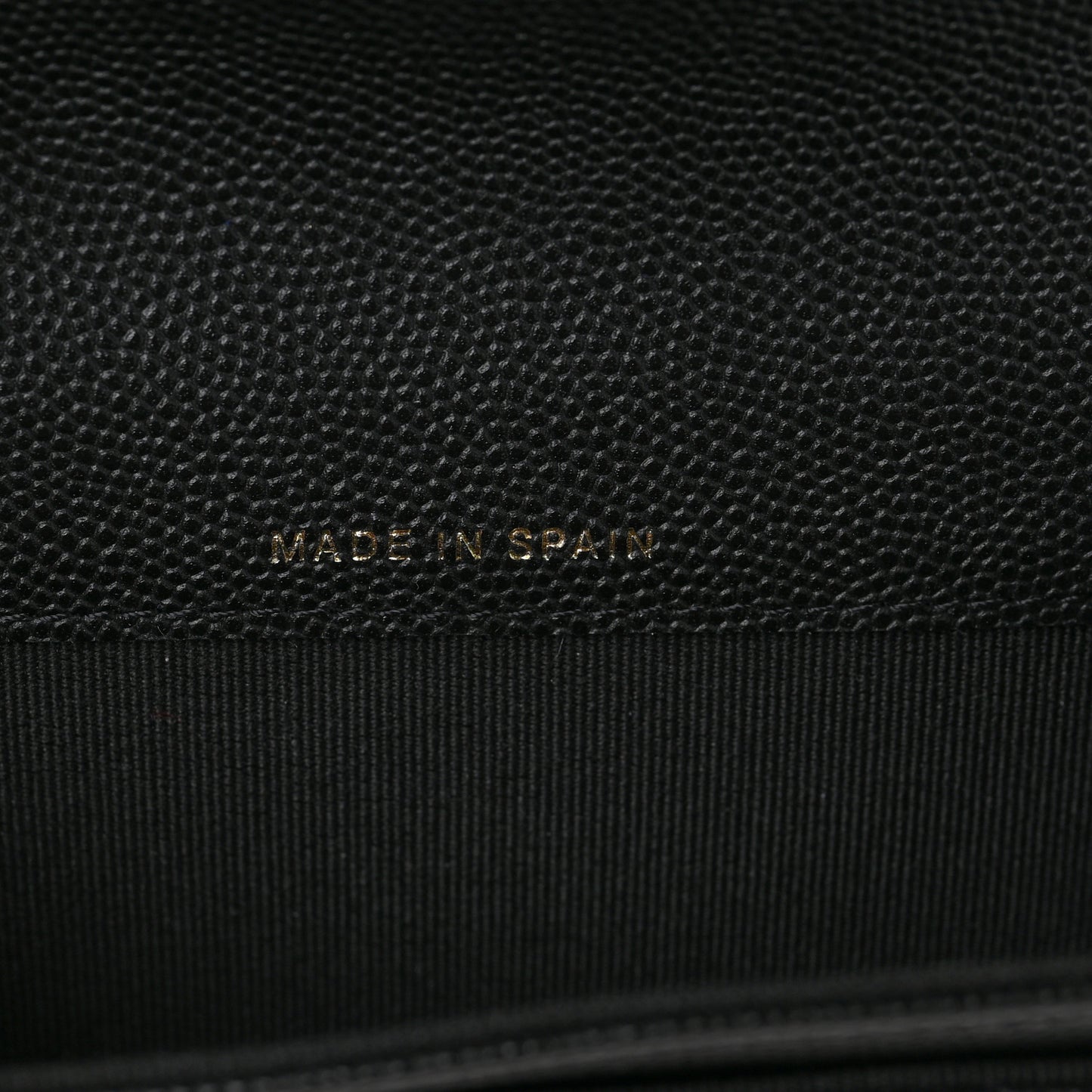 Caviar Quilted Enamel Coco Casino Flap Card Holder Wallet Black