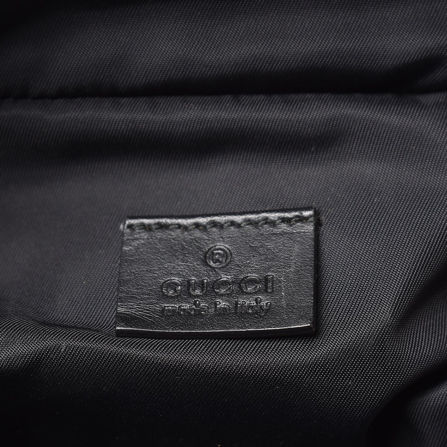 GG Supreme Monogram Web Dome Backpack Black