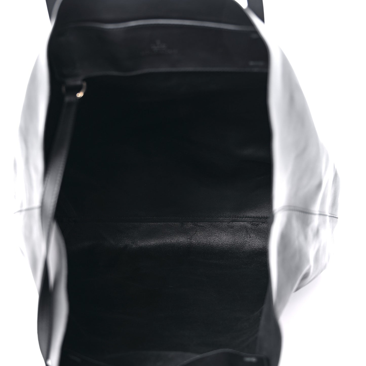 Calfskin Large Horsebit Tote Black