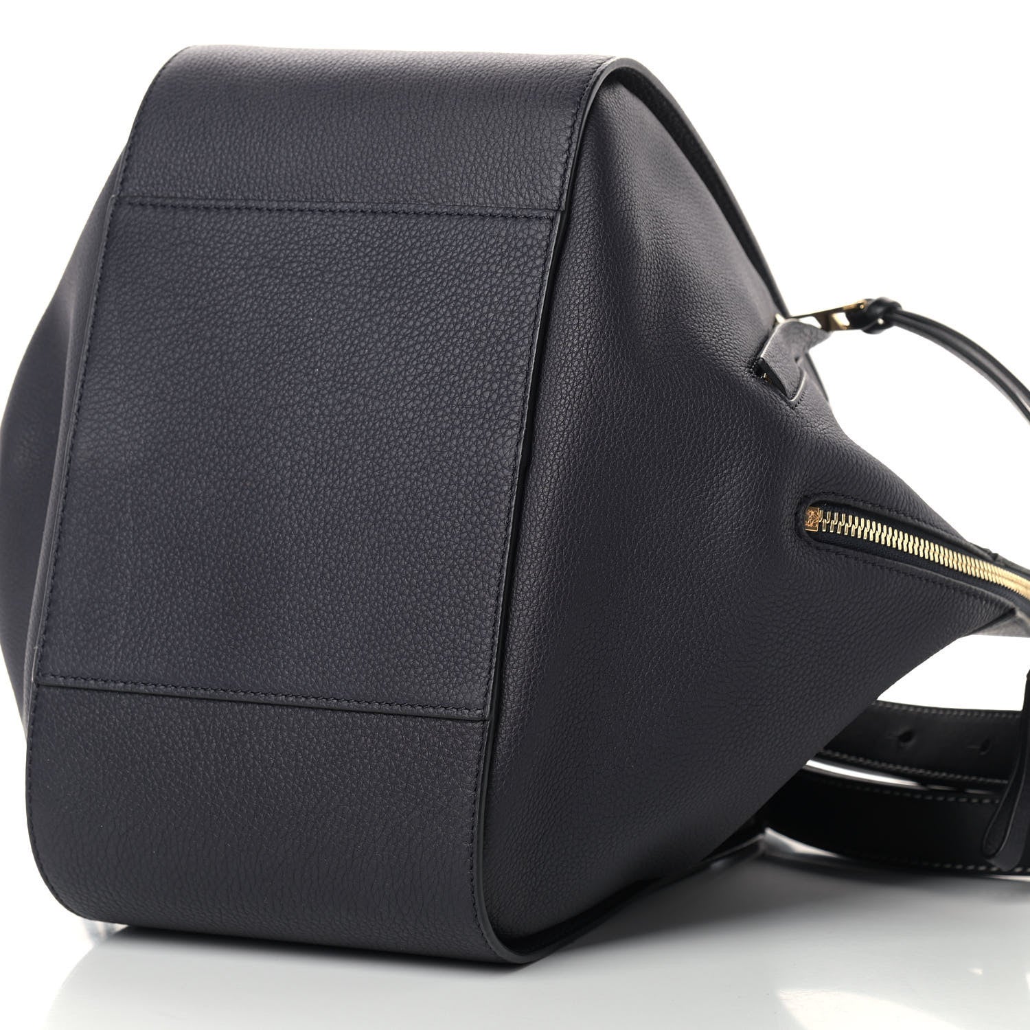 Loewe Calfskin Small Hammock Shoulder Bag Midnight Blue Black 9 of 9