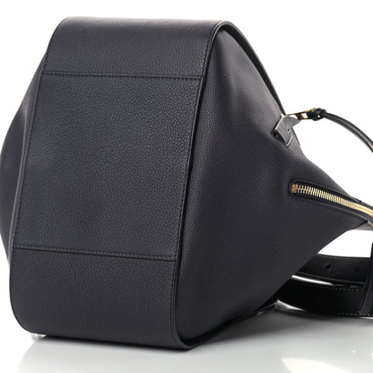 Loewe Calfskin Small Hammock Shoulder Bag Midnight Blue Black 9 of 9