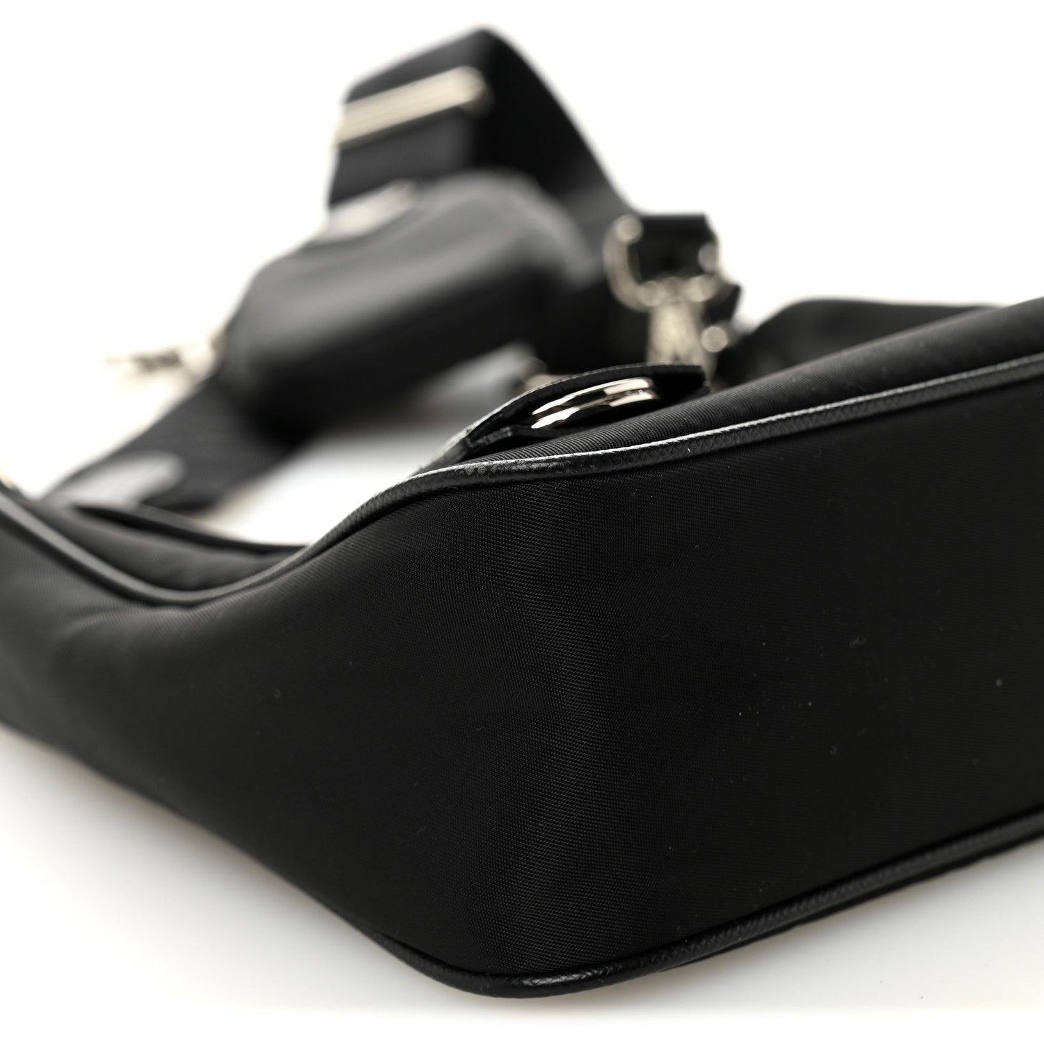 Prada Nylon Re-Edition 2005 Shoulder Bag Black 10 of 11