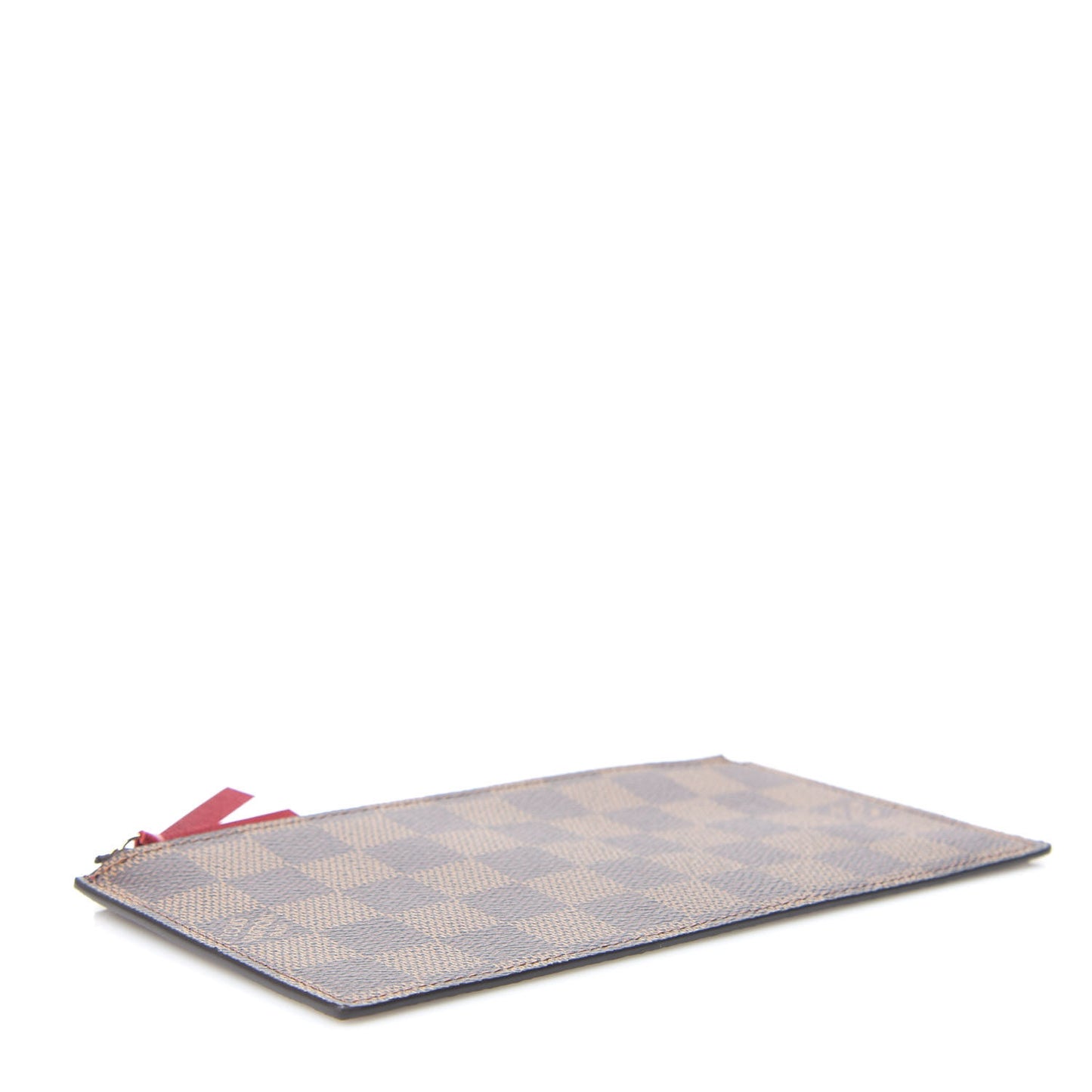 Damier Ebene Felicie Chain Wallet Zippered Insert