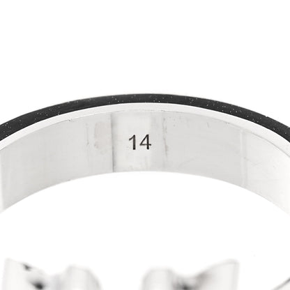 Gucci Sterling Silver Butterfly Band Ring 54 6.75 6 of 7