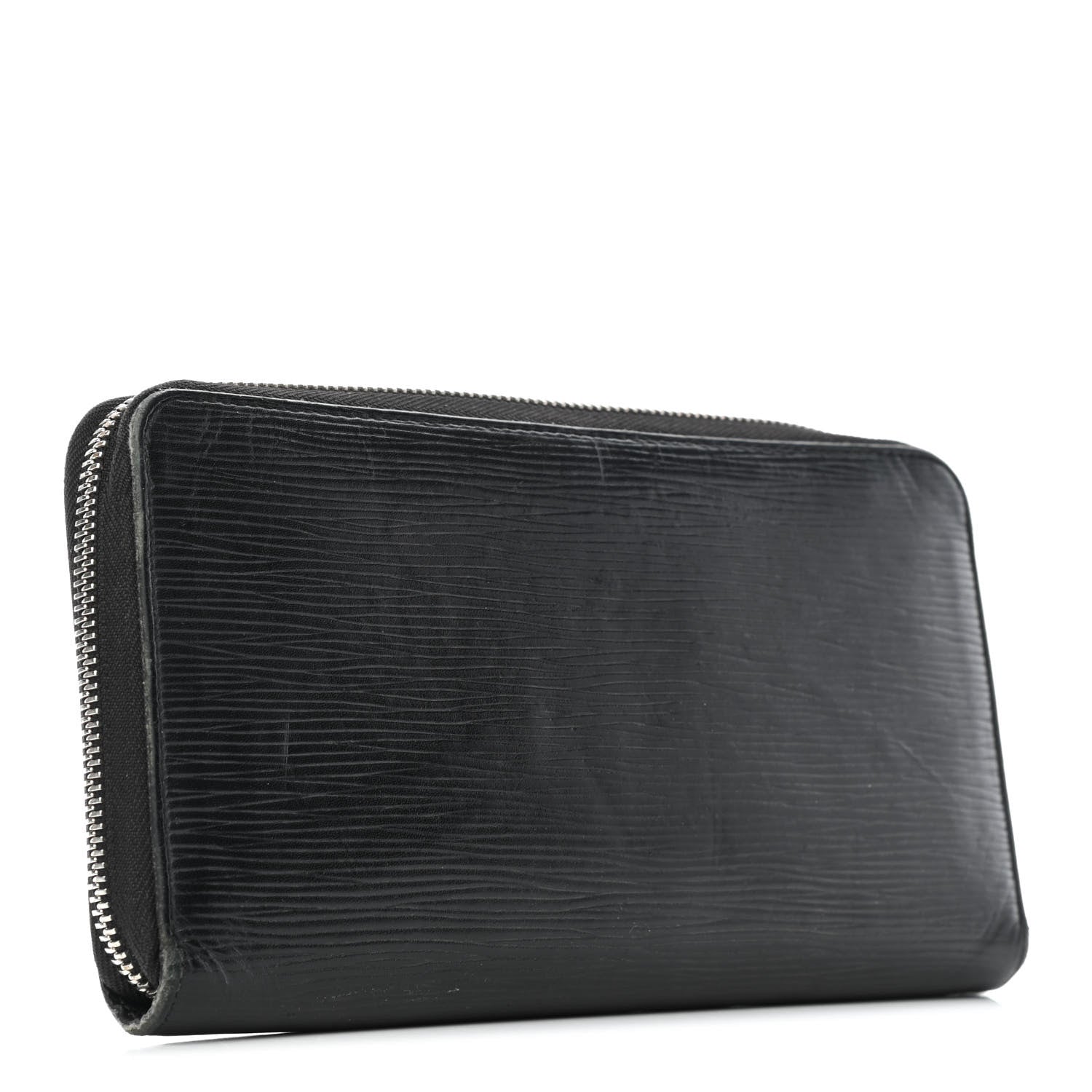 Louis Vuitton Epi Zippy Organizer Wallet Black 2 of 4