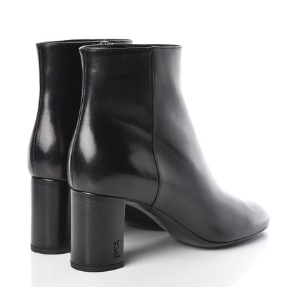 Saint Laurent Nappa Loulou Ankle Zip Boot 39.5 Black 4 of 10