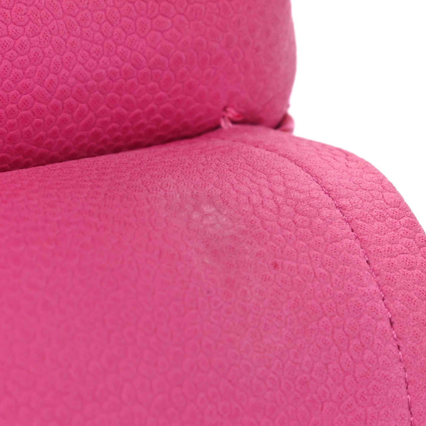 Iridescent Caviar Quilted Jumbo Double Flap Pink