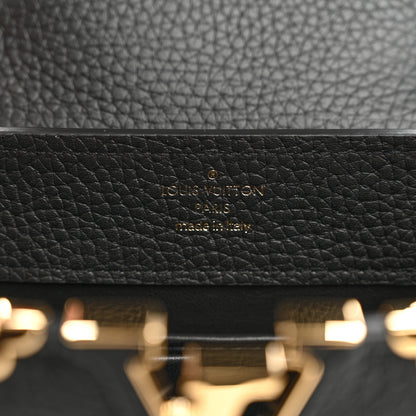 Louis Vuitton Taurillon Embellished Flower Crown Capucines Mini Black 6 of 9