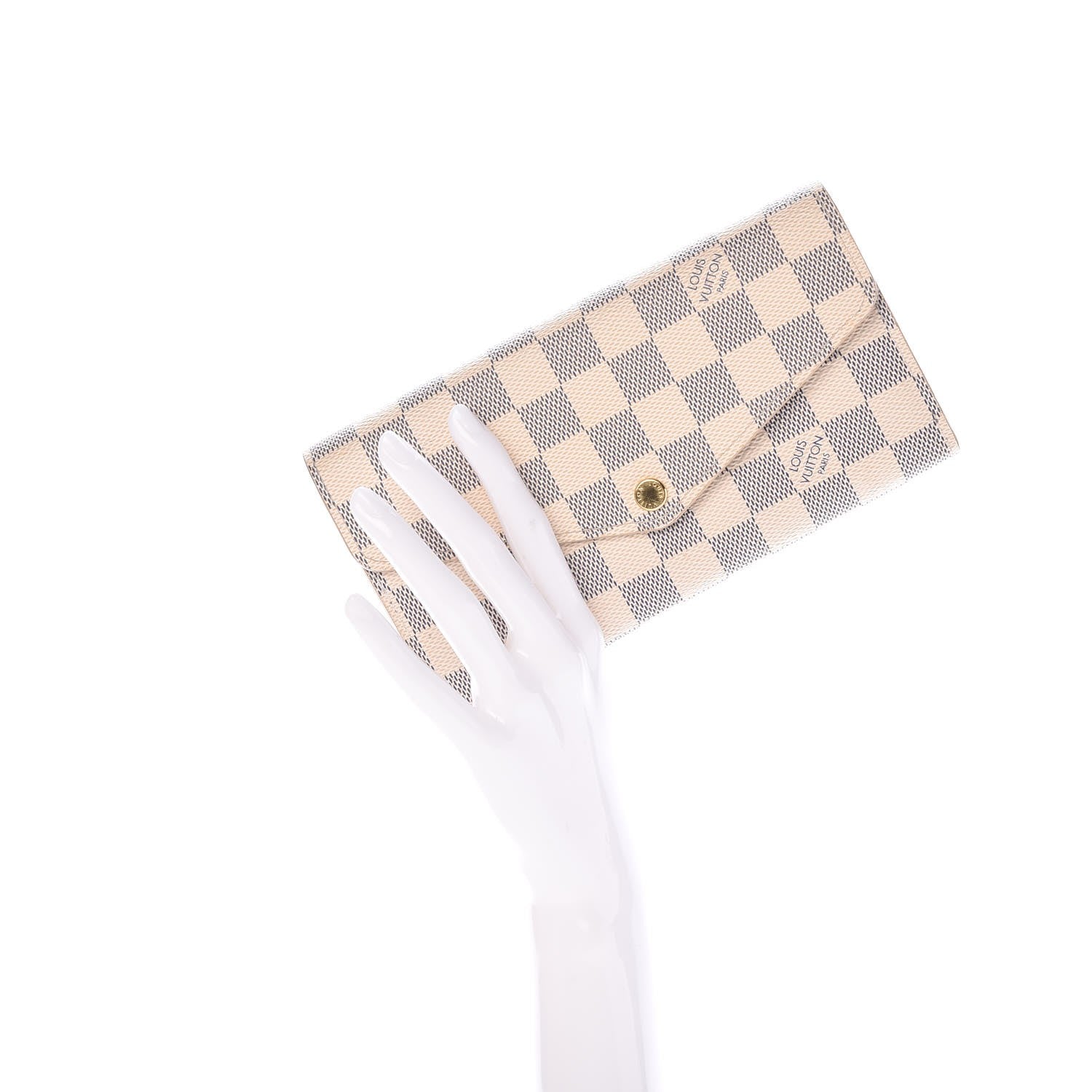 Louis Vuitton Damier Azur Sarah Wallet NM 2 of 8