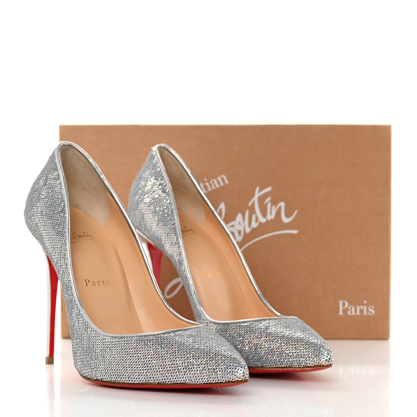 Paillettes Hotfix Specchio Pigalle Follies 100 Pumps 39 Silver