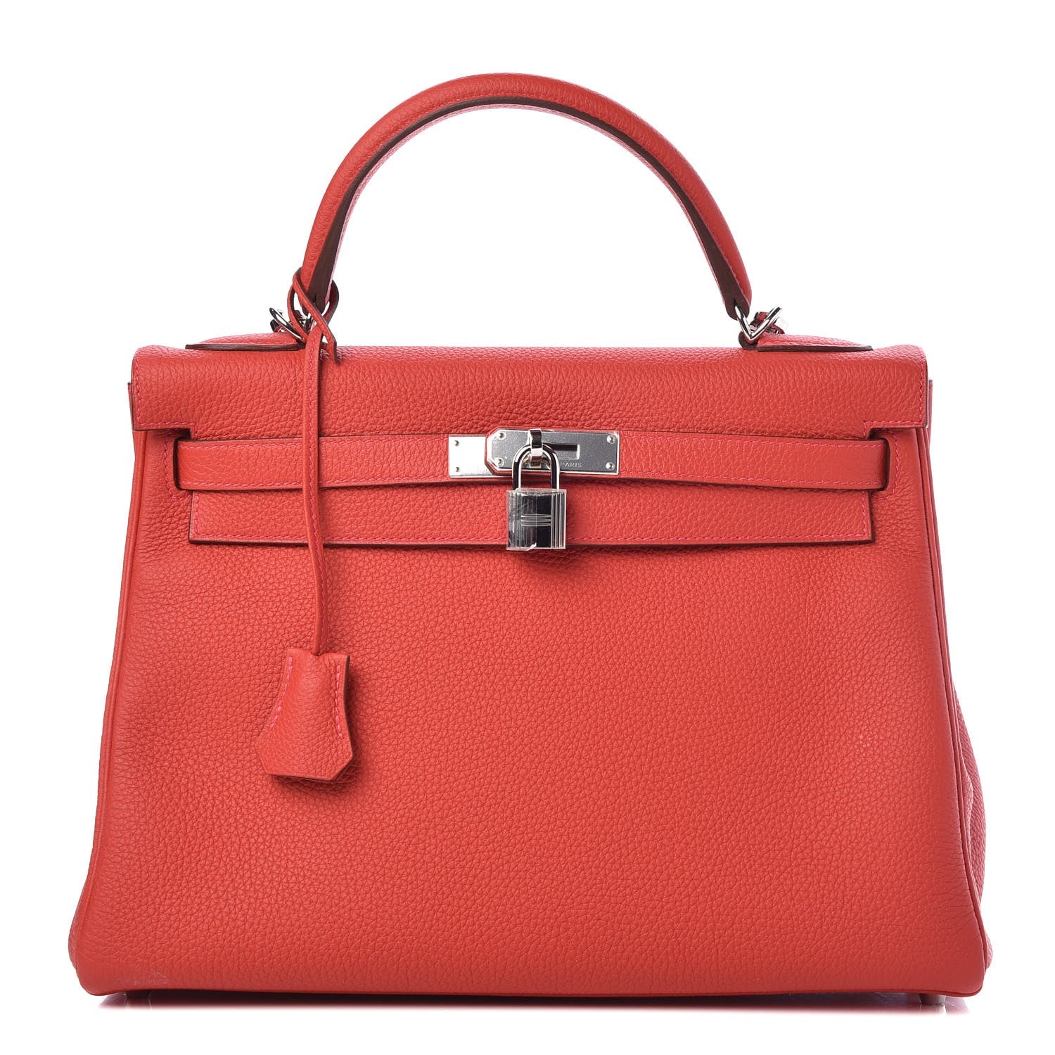 Hermes Togo Kelly Retourne 32 Vermillion 1 of 36