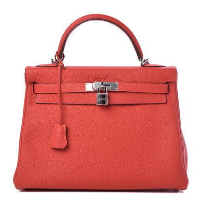 Hermes Togo Kelly Retourne 32 Vermillion 1 of 36