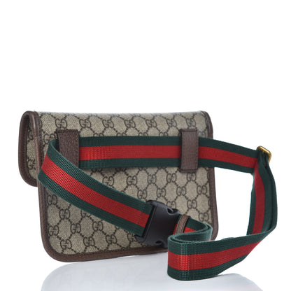 Gucci GG Supreme Monogram Neo Vintage Web Belt Bag Brown 3 of 8