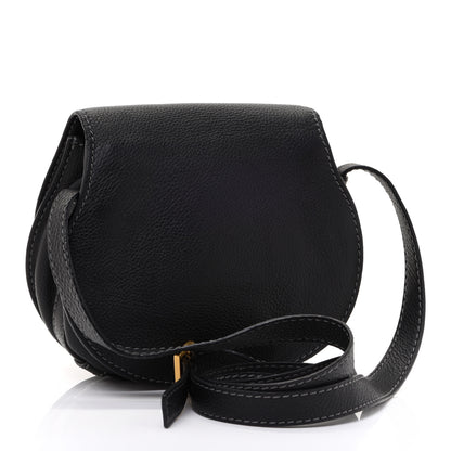 Chloe Calfskin Mini Marcie Round Crossbody Bag Black 2 of 11