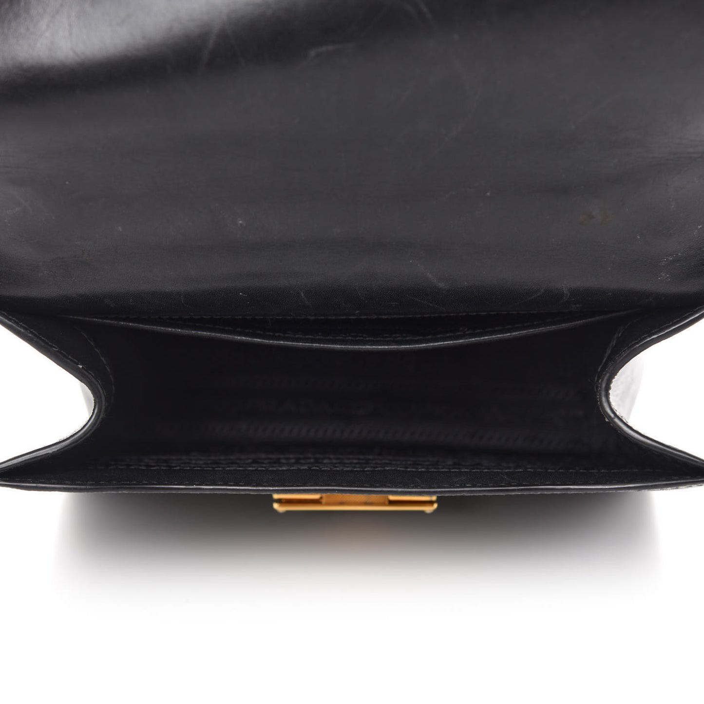 Saffiano Lux Crossbody Bag Black