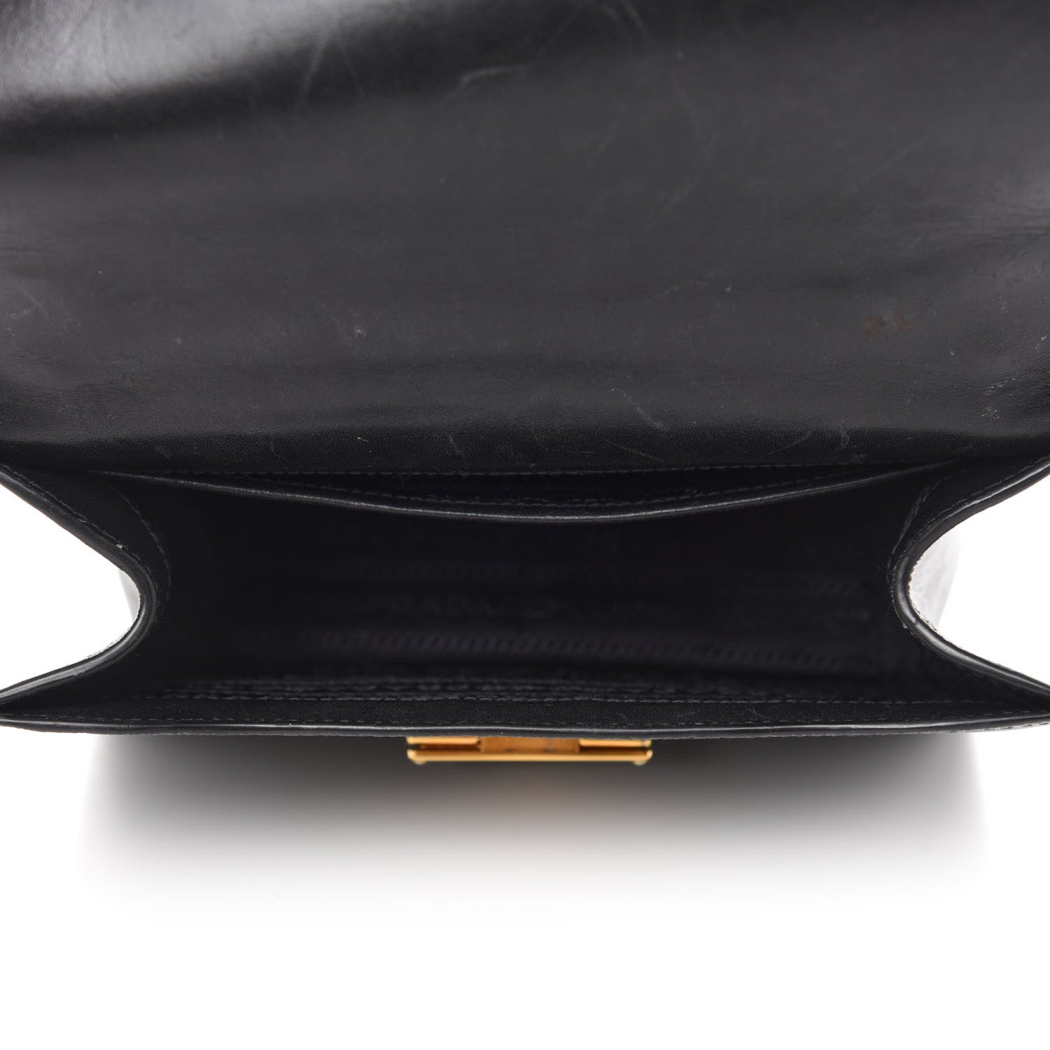 Prada Saffiano Lux Crossbody Bag Black 5 of 14