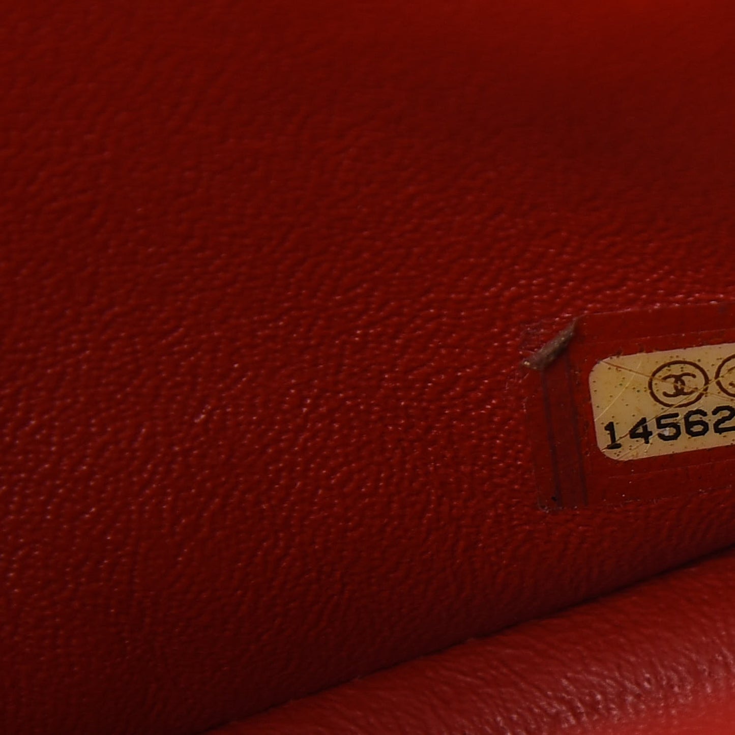 Lambskin Quilted Jumbo Double Flap Red