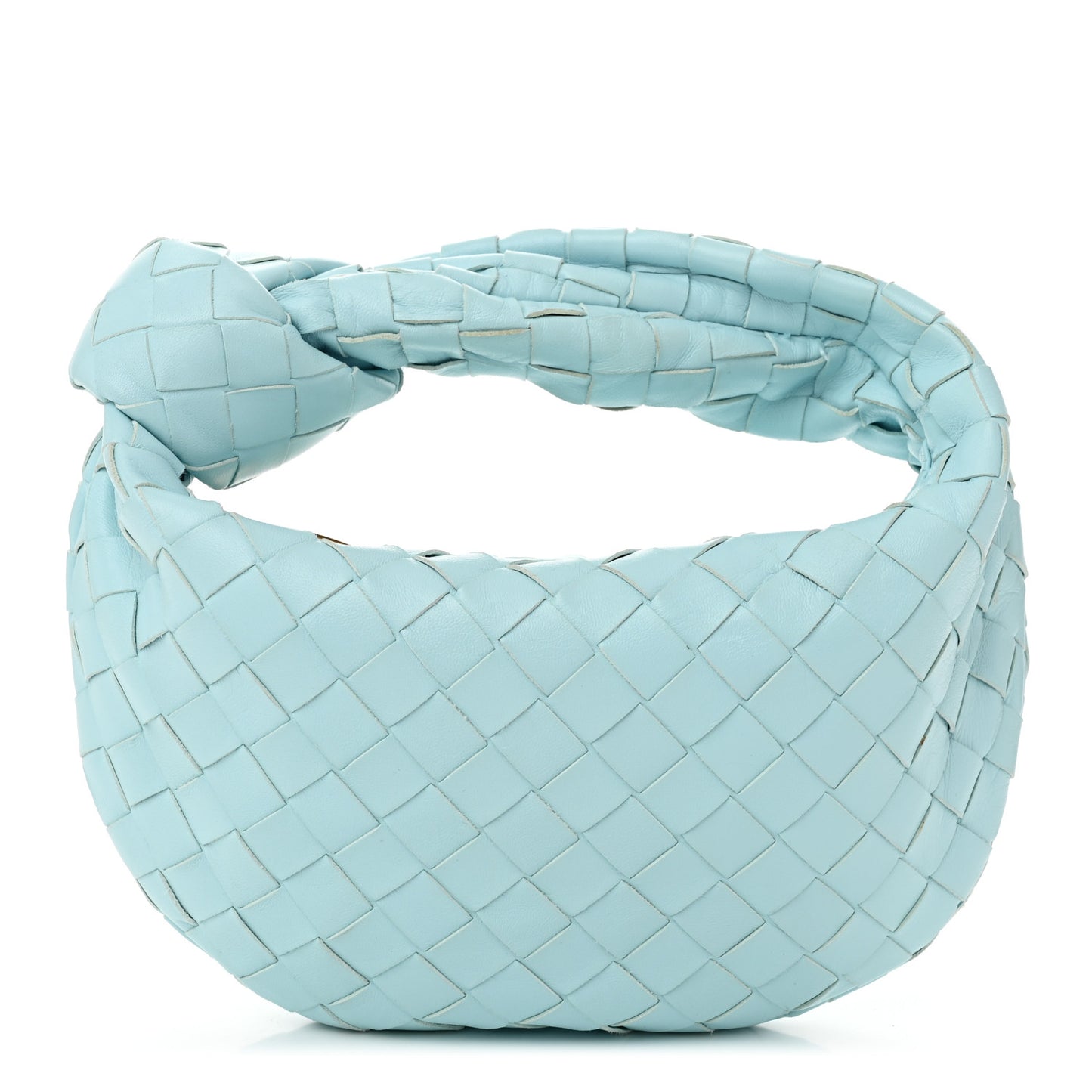 Nappa Intrecciato Mini Jodie Pale Blue