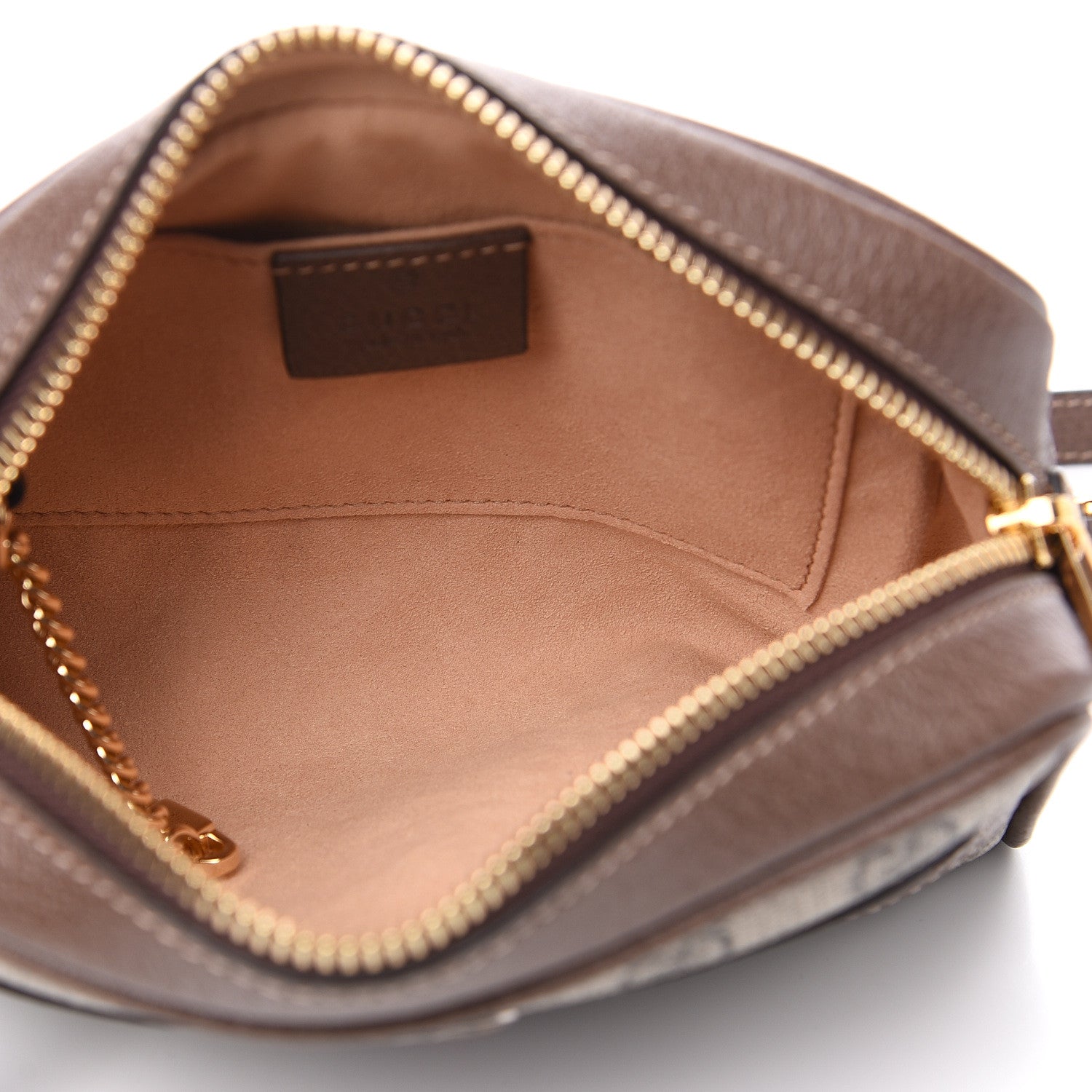 Gucci GG Supreme Monogram Web Mini Ophidia Shoulder Bag Brown 4 of 9
