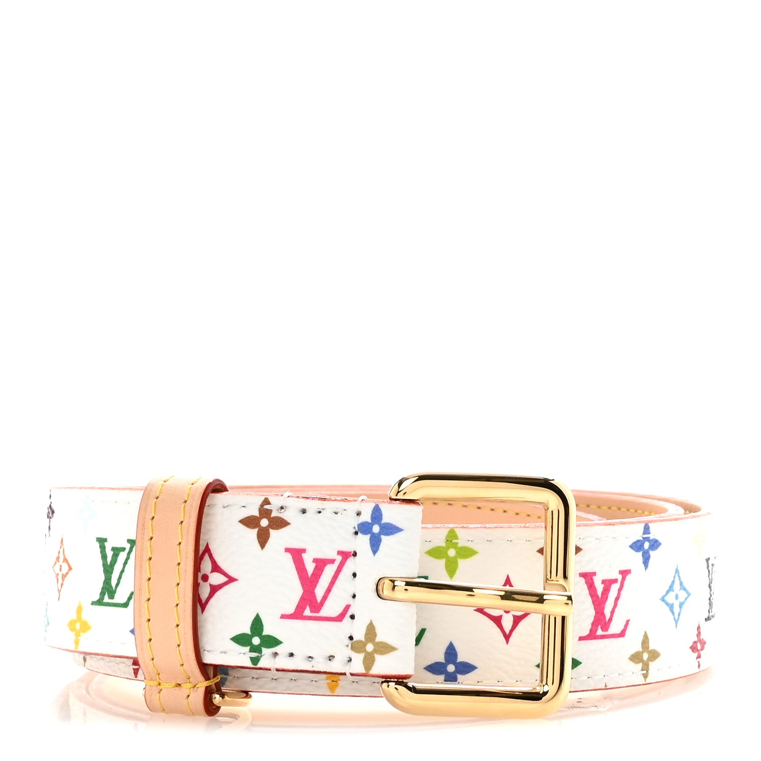 Louis Vuitton LV X TM Monogram Multicolor D Ring 90 36 Belt