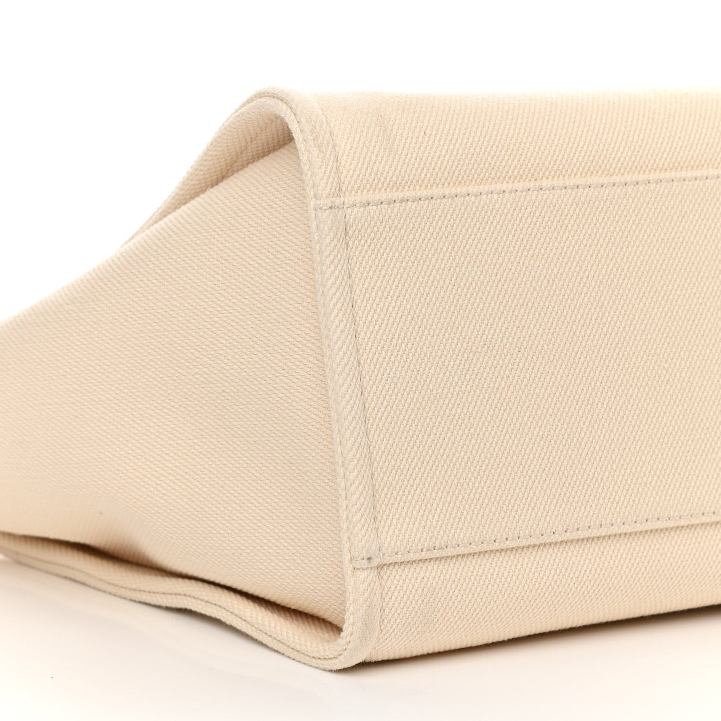 Canvas Pearl Large Deauville Tote Ecru Beige