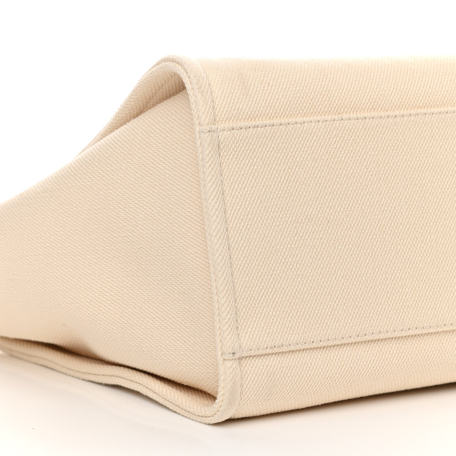 Chanel Canvas Pearl Large Deauville Tote Ecru Beige 9 of 12