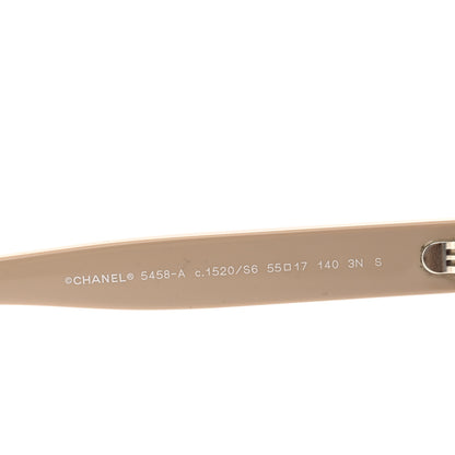 Chanel Acetate Pantos Logo Sunglasses 5458-A Beige 6 of 7
