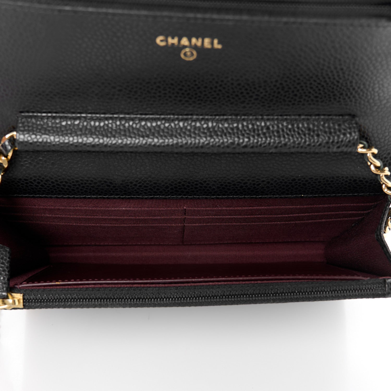 Chanel Caviar Quilted Wallet on Chain WOC Black 5 of 12