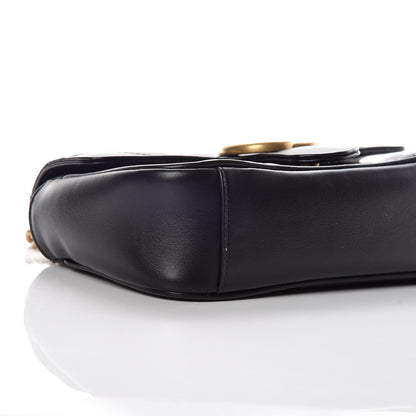 Gucci Calfskin Matelasse Mini GG Marmont Shoulder Bag Black 6 of 7