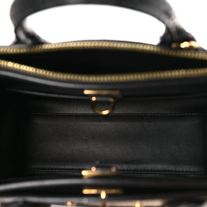 Louis Vuitton Calfskin Ayers City Steamer Mini Black 5 of 9