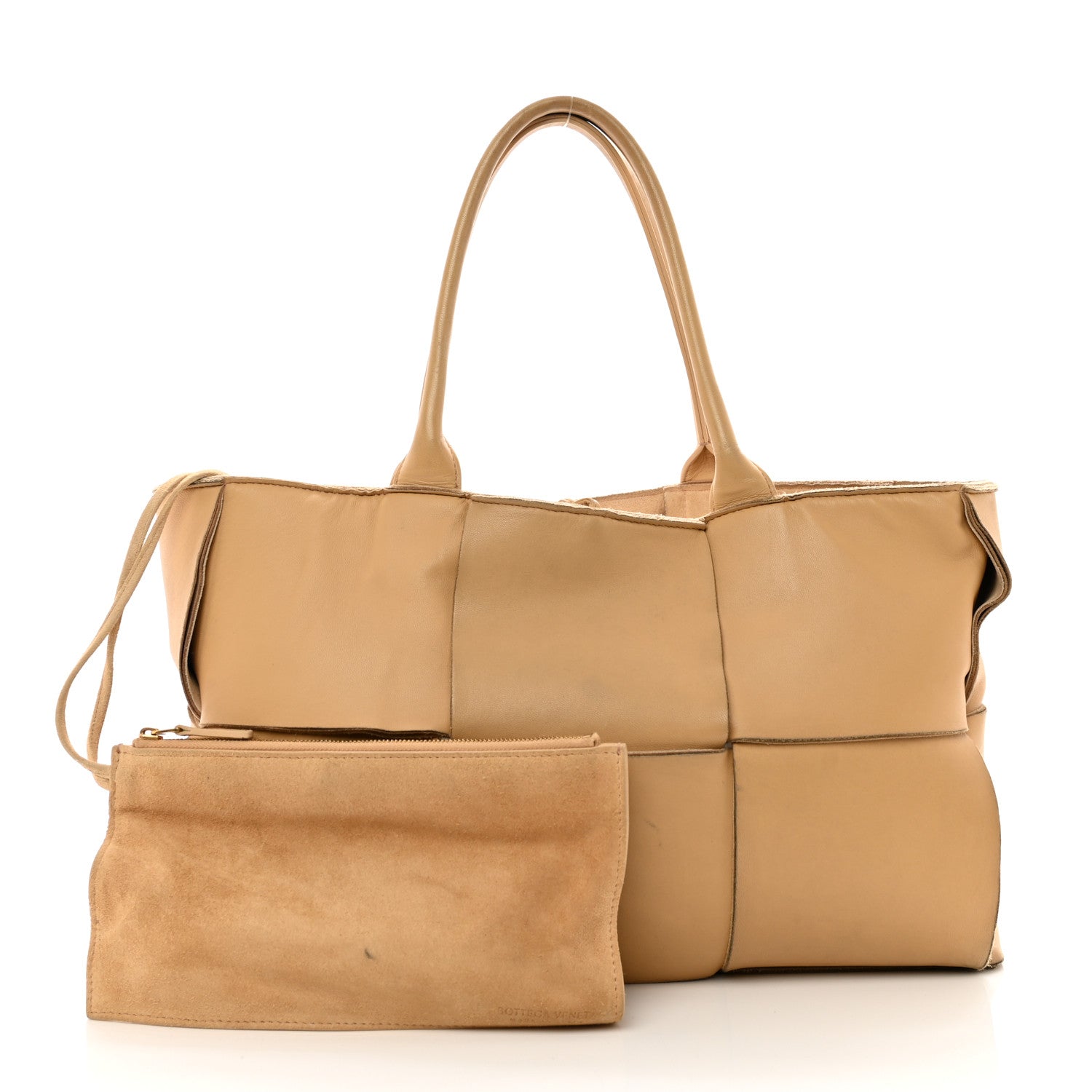Bottega Veneta Nappa Maxi Intrecciato Medium Arco Tote Almond 3 of 11