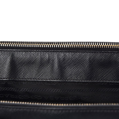Prada Saffiano Medium Galleria Double Zip Tote Black 11 of 25