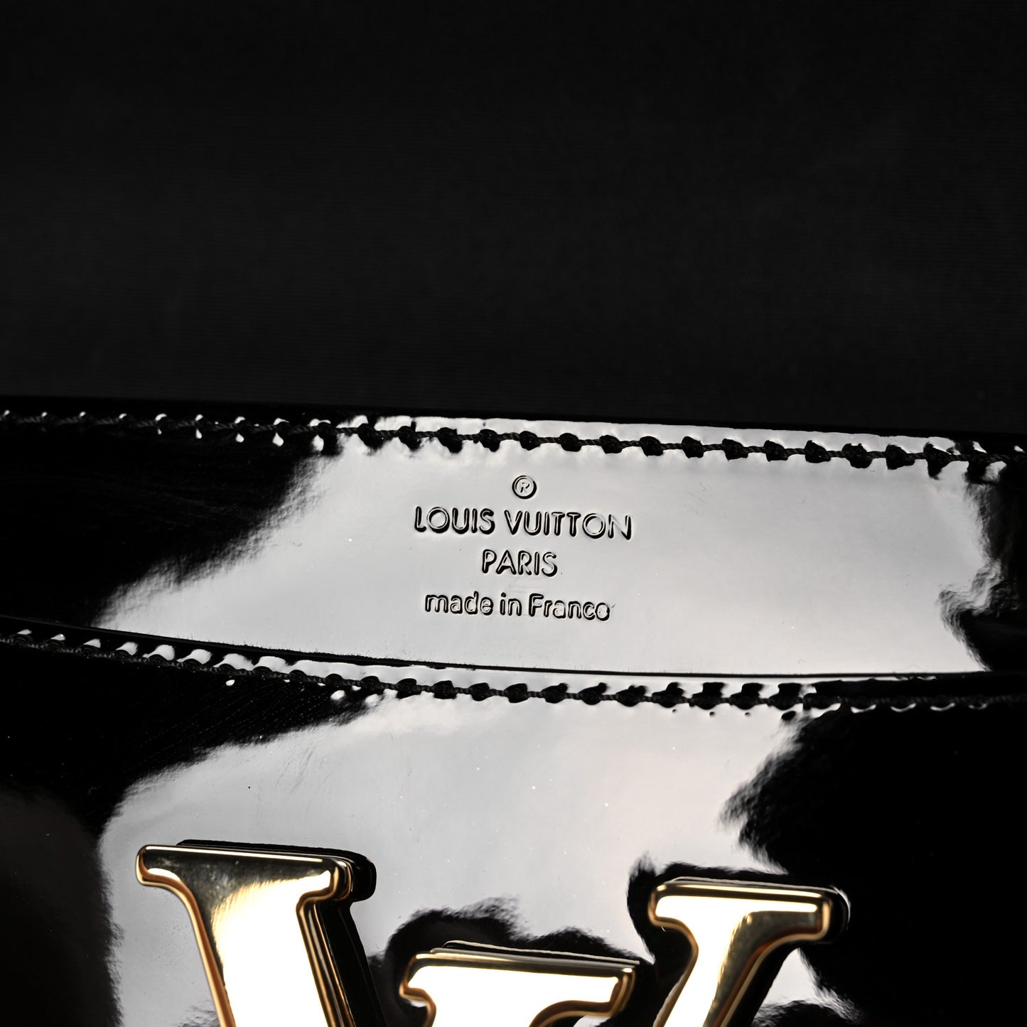 Patent Chain Louise MM Black