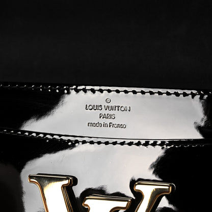 Louis Vuitton Patent Chain Louise MM Black 5 of 9