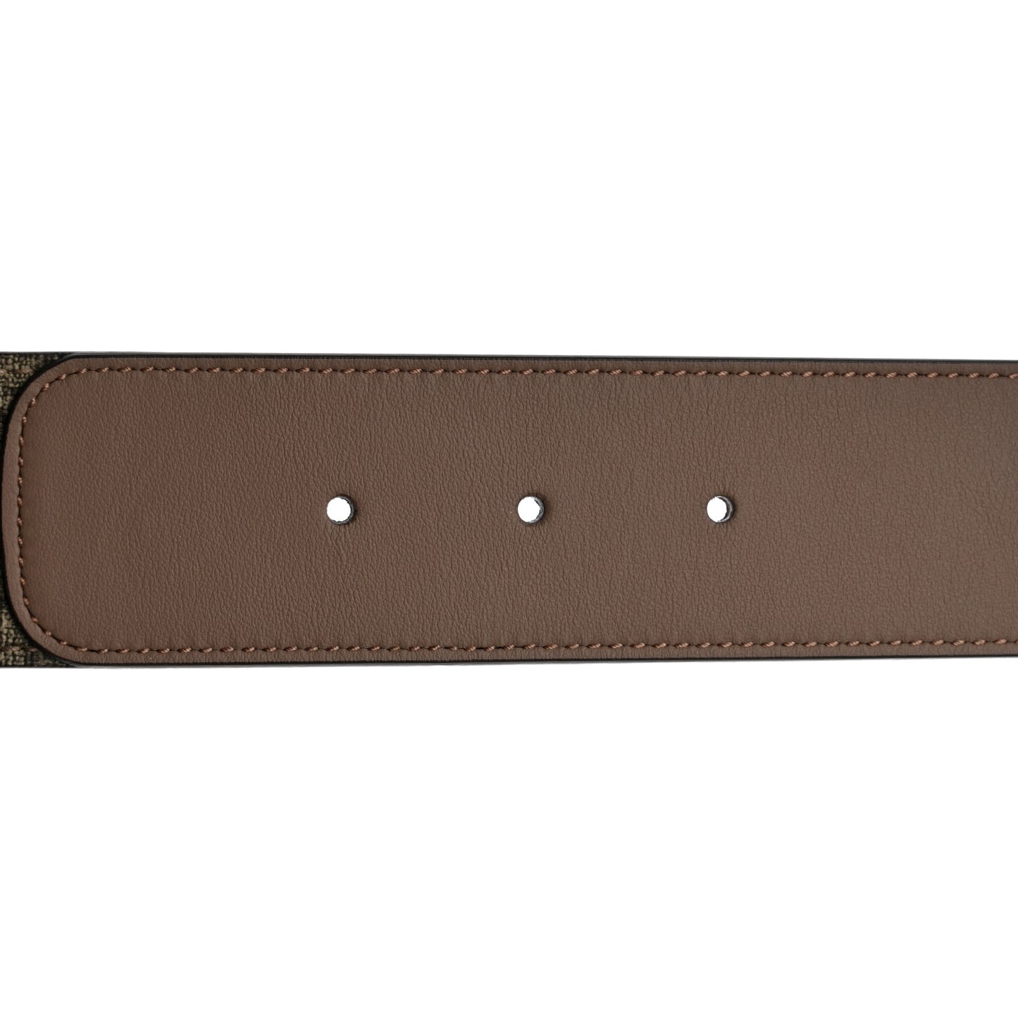 GG Supreme Monogram Matte Plutone Calfskin Double G 40mm Belt 90 36 Beige Ebony Porcelain Rose