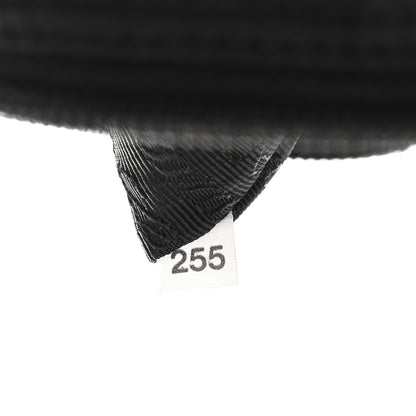 Prada Re-Nylon Vela Saffiano Pocket Double Zip Shoulder Bag Black 7 of 10