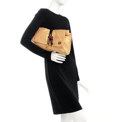 Louis Vuitton Jacquard Quilted Monogram Limelight African Queen Clutch Masai 2 of 8