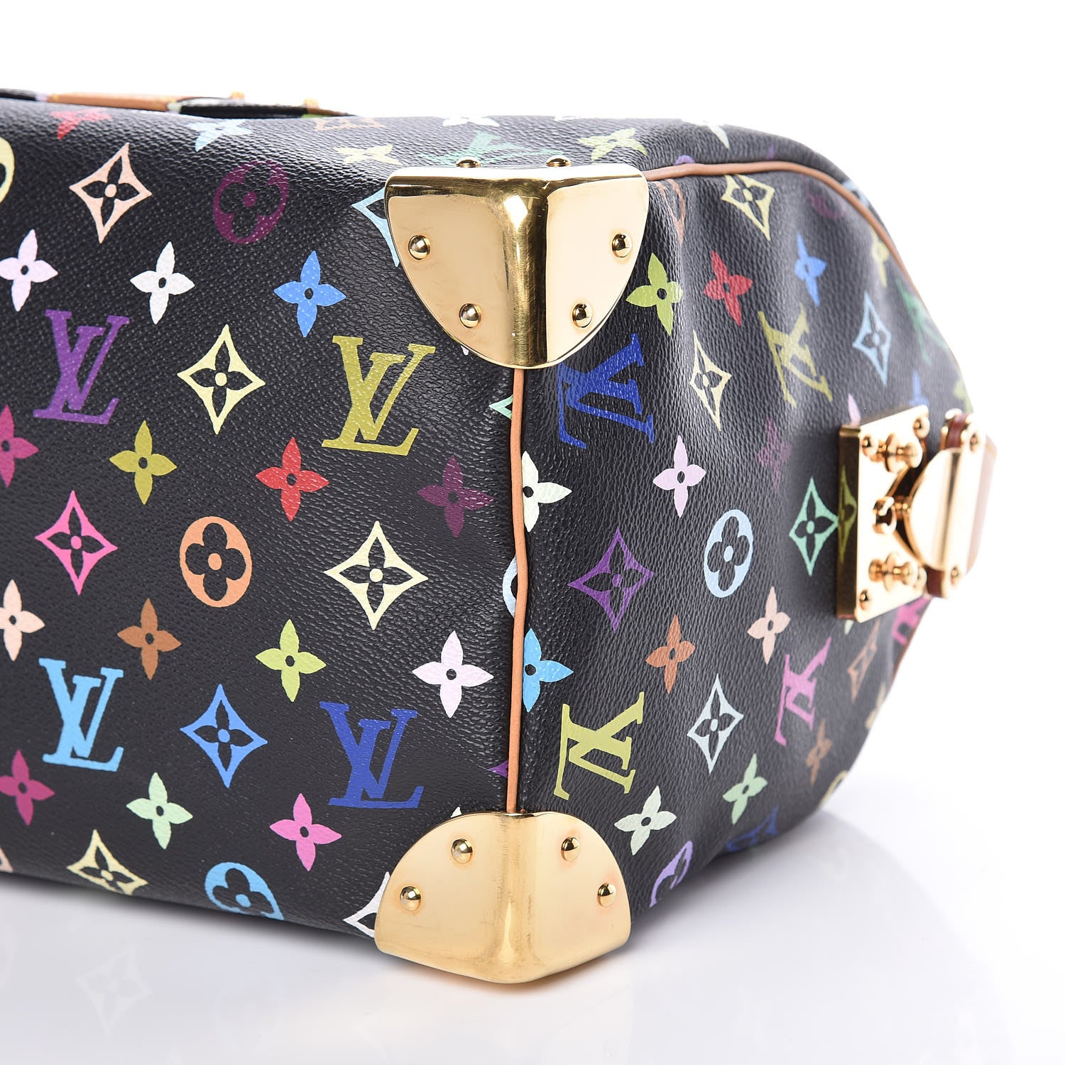 Louis Vuitton Monogram Multicolor Speedy 30 Black 9 of 9