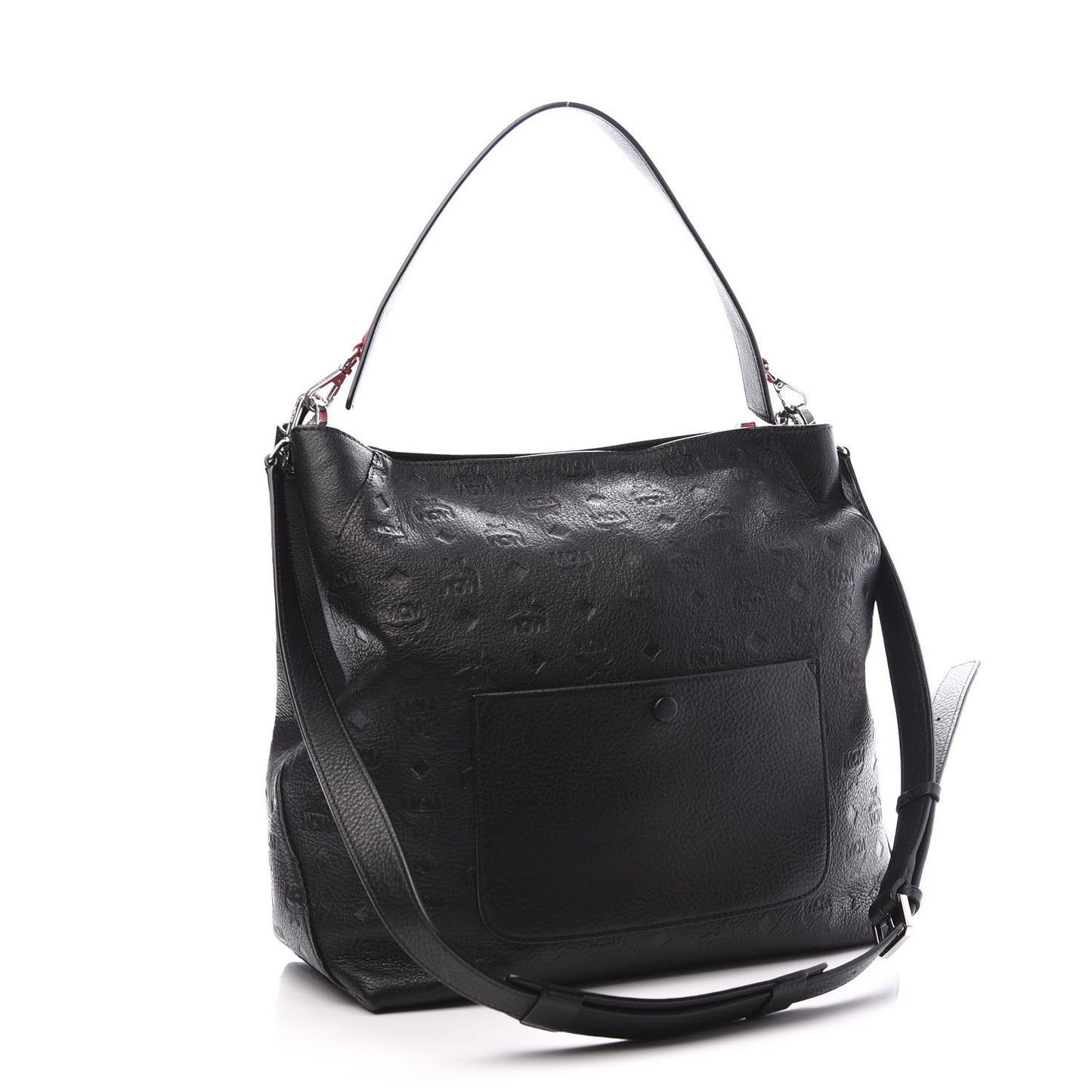 Calfskin Ottomar Large Klara Hobo Black