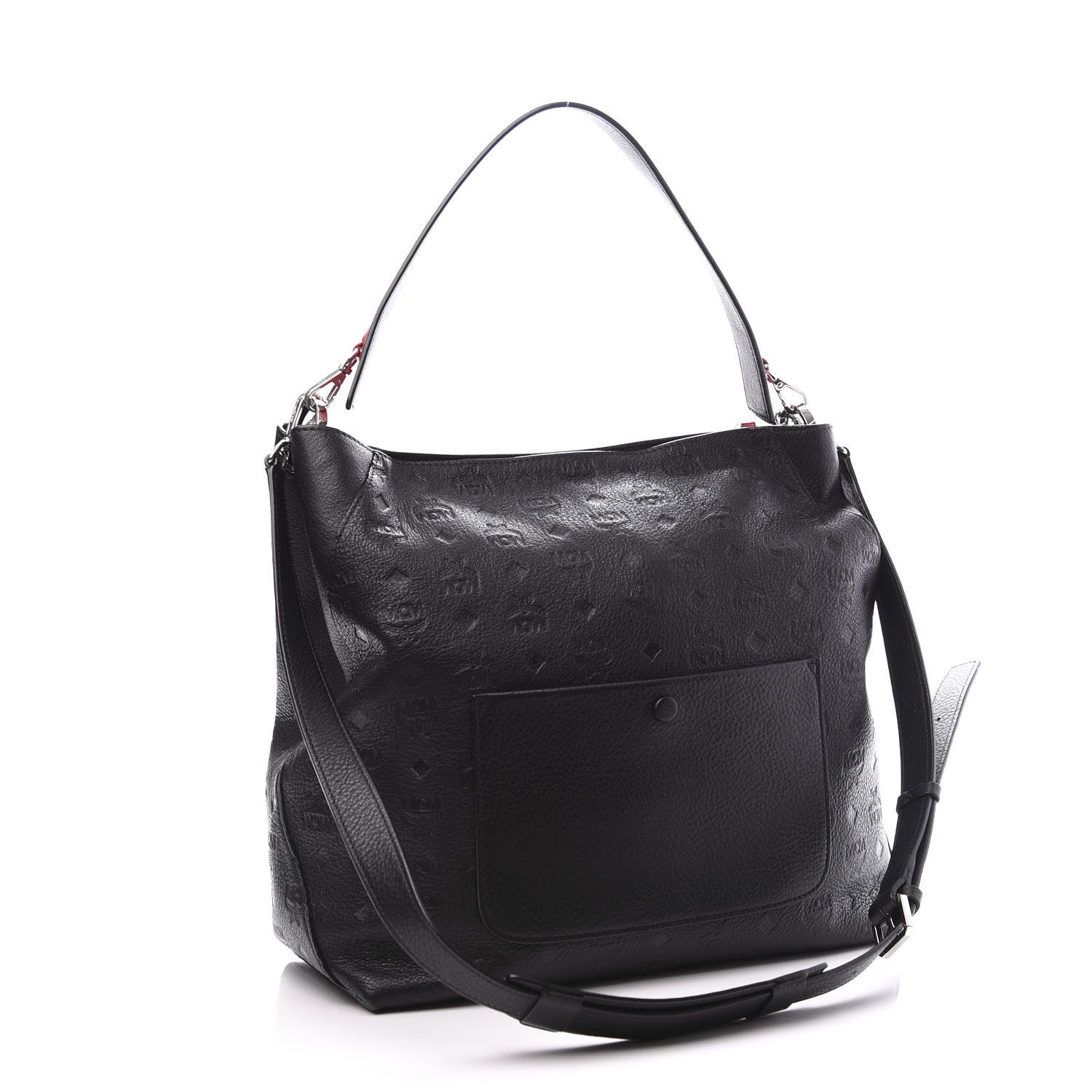 MCM Calfskin Ottomar Large Klara Hobo Black 2 of 11