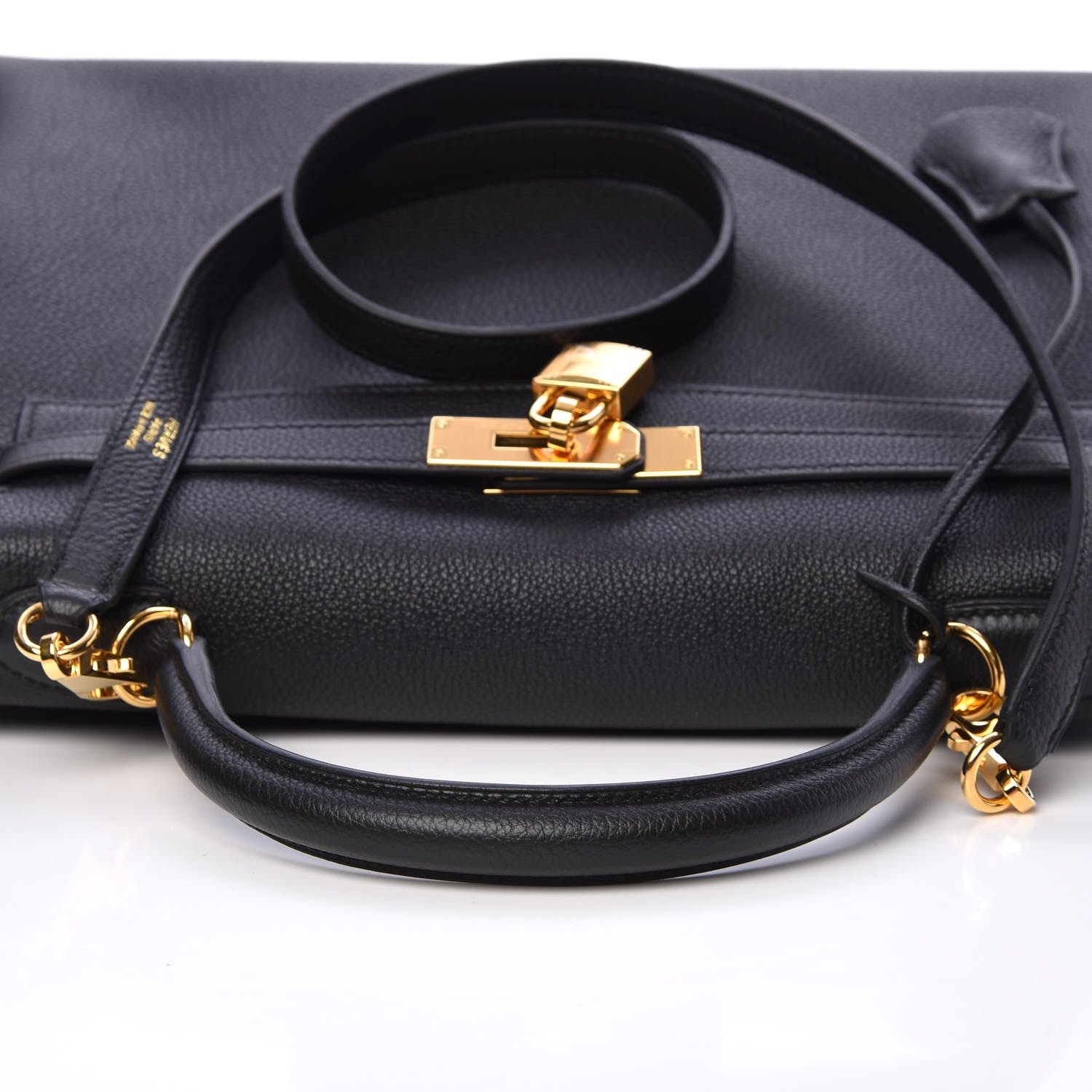 Hermes Togo Kelly Retourne 32 Black 16 of 36