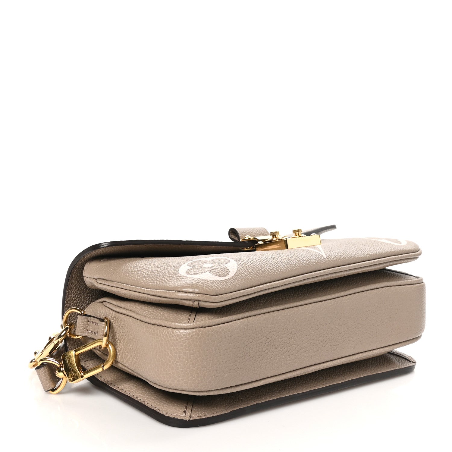 Louis Vuitton Empreinte Monogram Giant Pochette Metis East West Tourterelle Creme 4 of 10