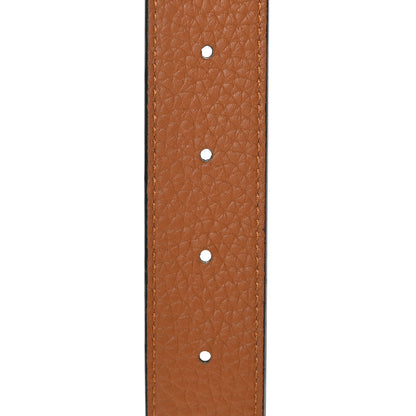 Louis Vuitton Taurillon Calfskin 30mm LV Initiales Reversible Belt 85 34 Black 5 of 6