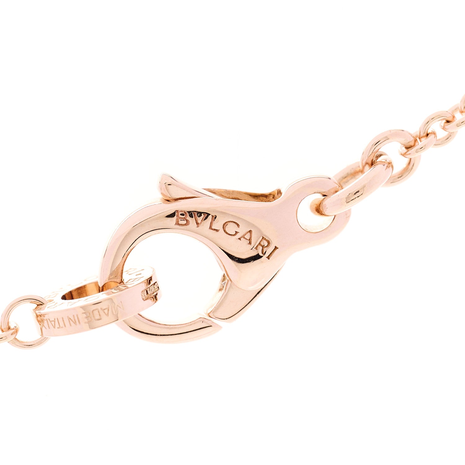 Bulgari 18K Rose Gold B.Zero1 Pendant Necklace 4 of 6