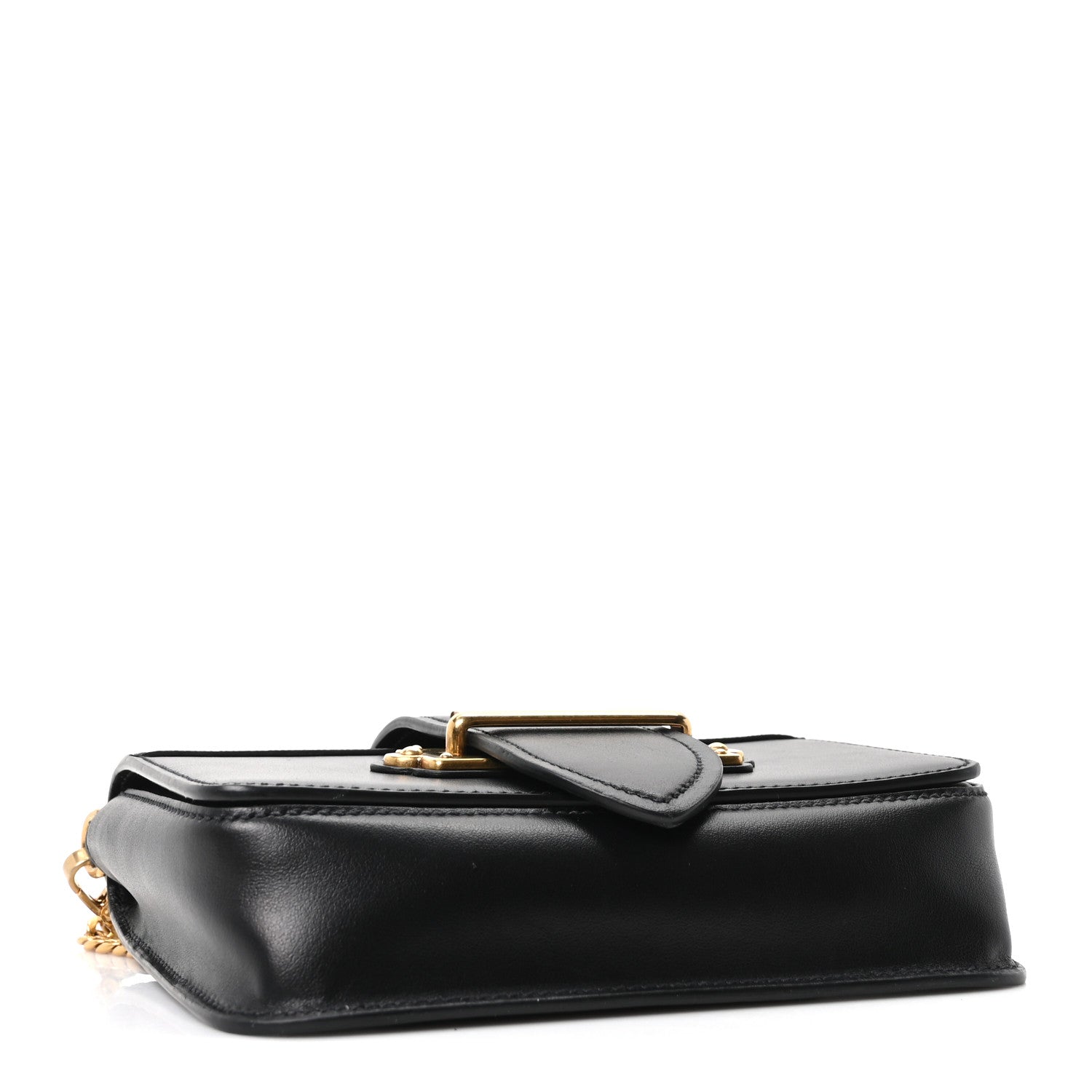 Prada Saffiano City Calf Cahier Belt Bag Black 4 of 9