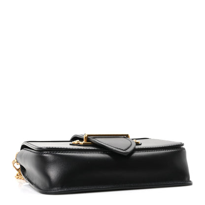 Prada Saffiano City Calf Cahier Belt Bag Black 4 of 9