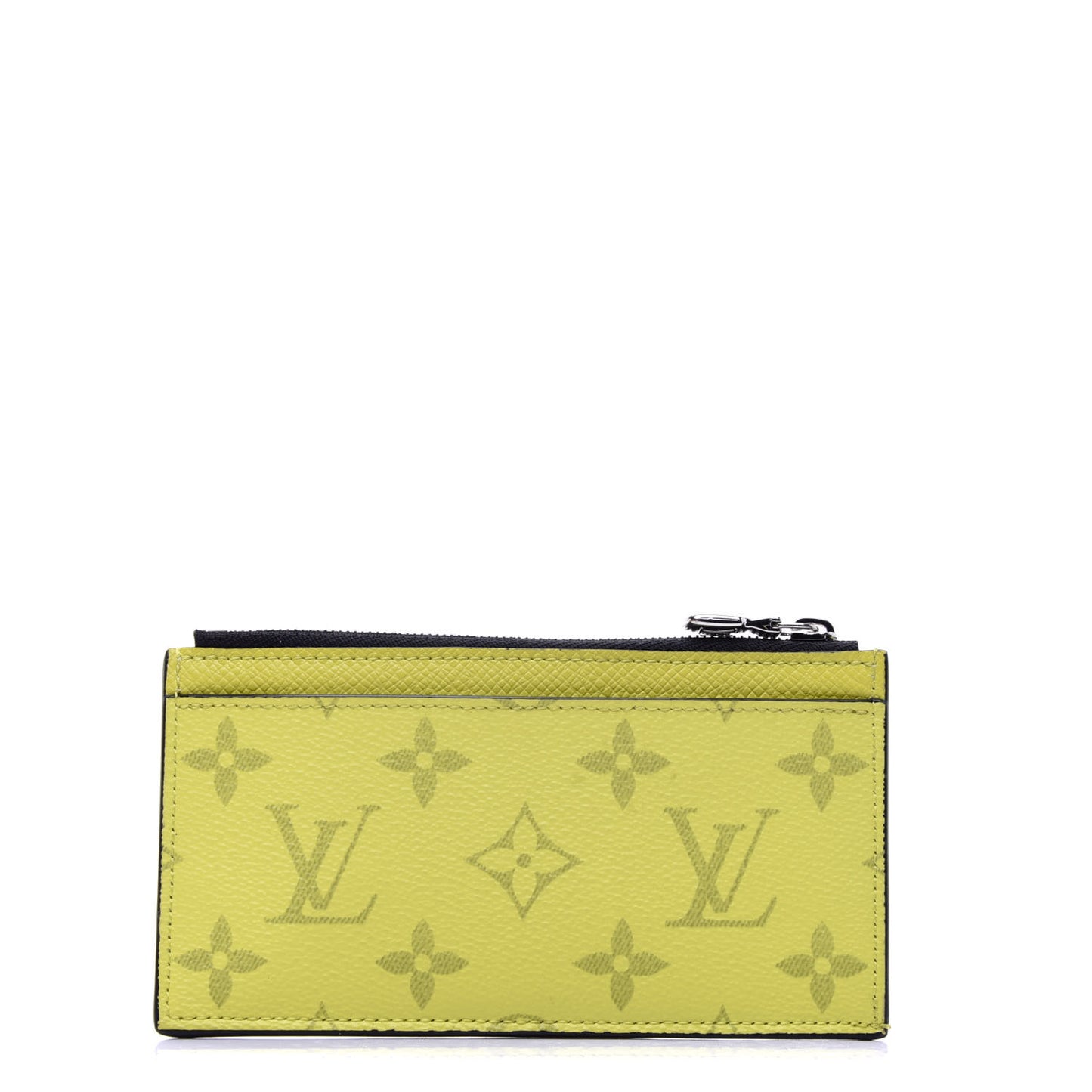 Monogram Taiga Coin Card Holder Yellow