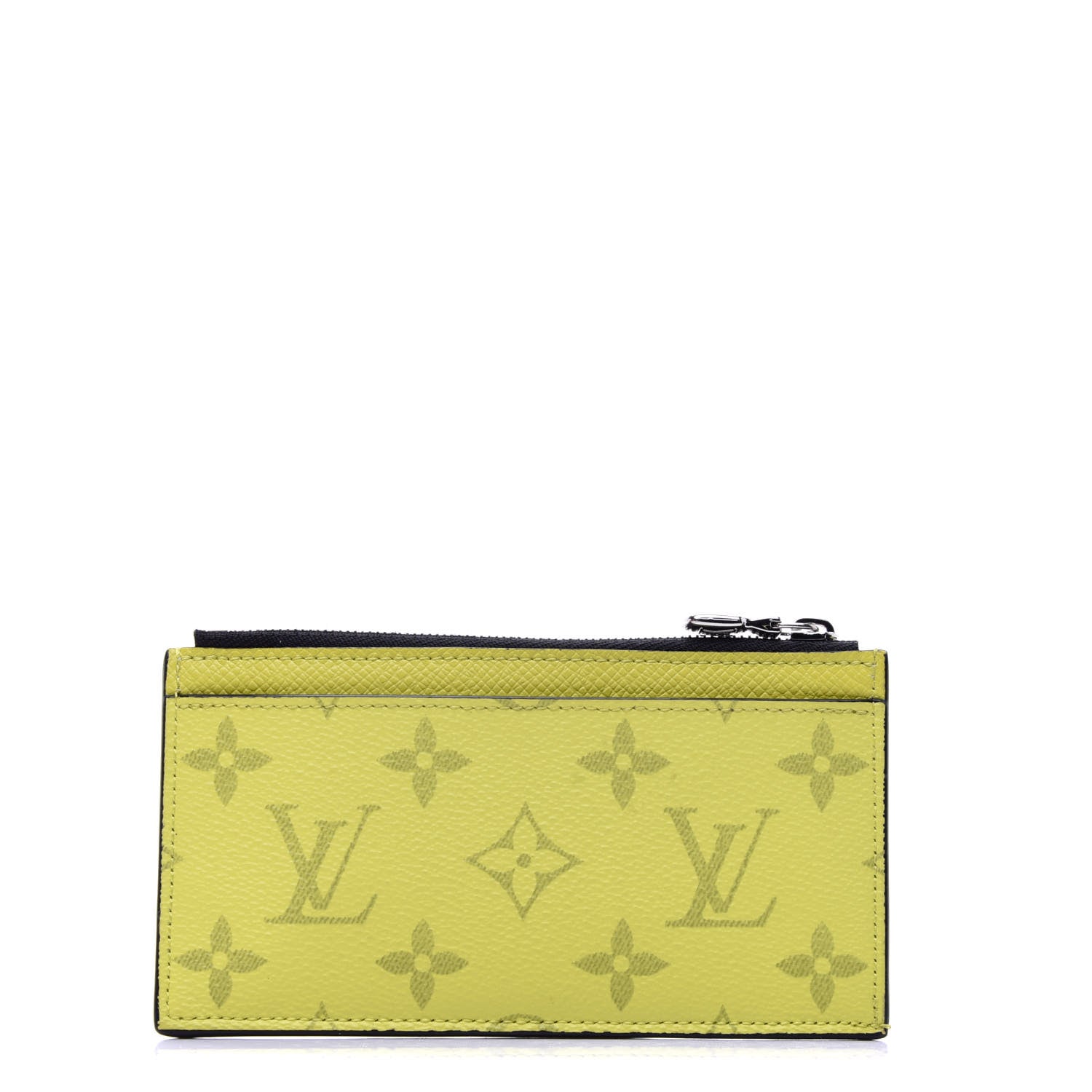 Louis Vuitton Monogram Taiga Coin Card Holder Yellow 2 of 18