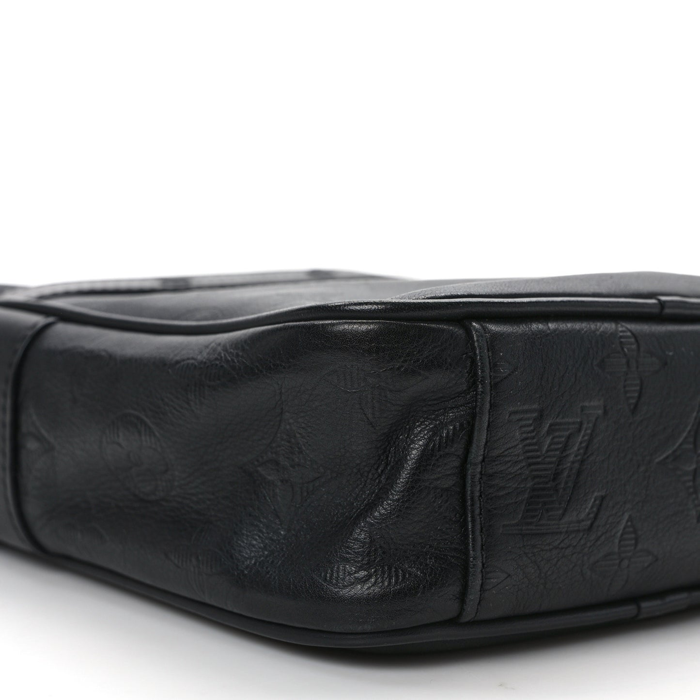 Calfskin Monogram Shadow Danube PM Black